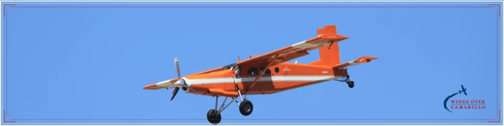 Orange Porter In Flight - Wings Over Camarillo